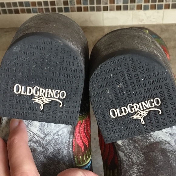 Old Gringo Tiegan Embroidered Western Cowboy Cowgirl Boots Vesuvio Brass - Picture 15 of 16